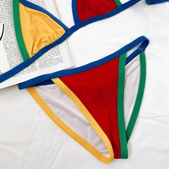 NEW! “Primary Colors” Strappy Bikini Bottoms - Picture 11 of 13